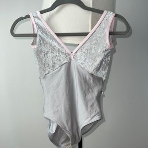 silver Yumiko leotard